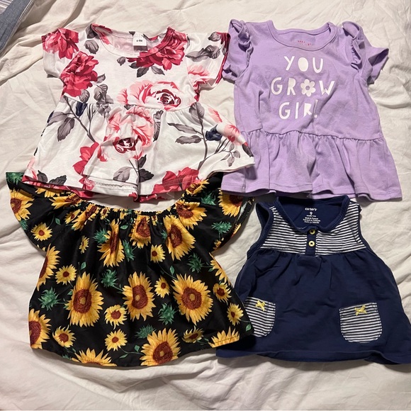 Other - 4 count baby girls 6-9 month tops